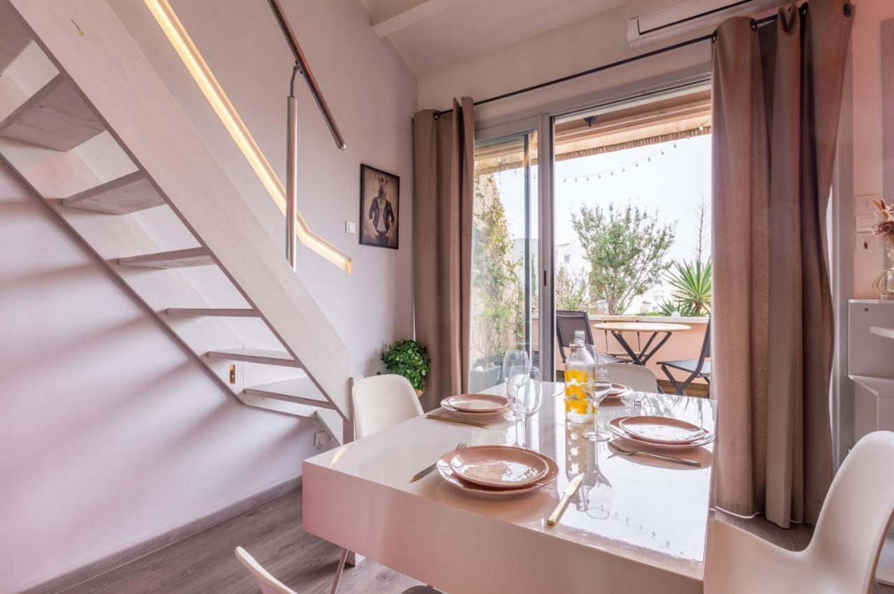 Апартаменты Duplex Terrasse Boutonnet - Premiere Conciergerie Монпелье Экстерьер фото